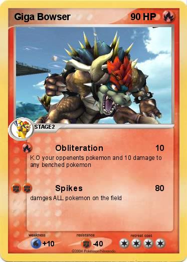 Pokemon Giga Bowser 