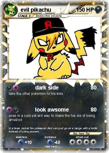 Pokemon evil pikachu