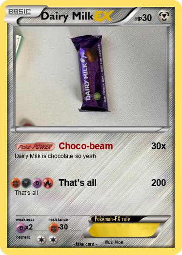 Pokemon Dairy Milk