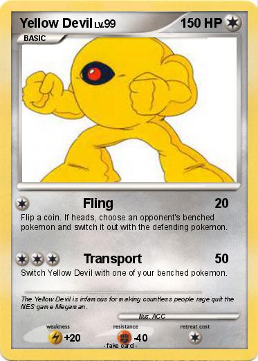Pokemon Yellow Devil