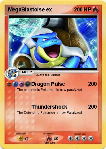 Pokemon MegaBlastoise ex