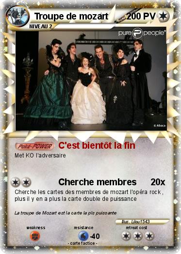 Pokemon Troupe de mozart