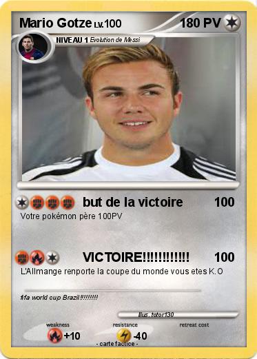 Pokemon Mario Gotze