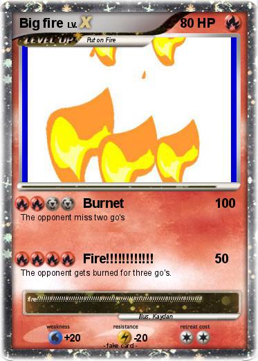 Pokemon Big fire