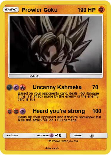 Pokemon Prowler Goku