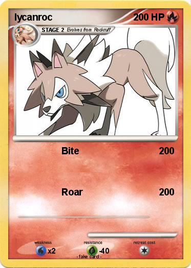 Pokemon lycanroc