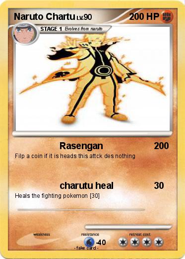 Pokemon Naruto Chartu