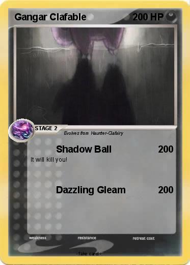 Pokemon Gangar Clafable