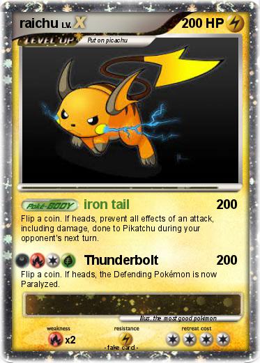 Pokemon raichu
