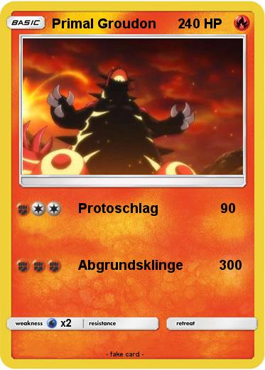 Pokemon Primal Groudon      2