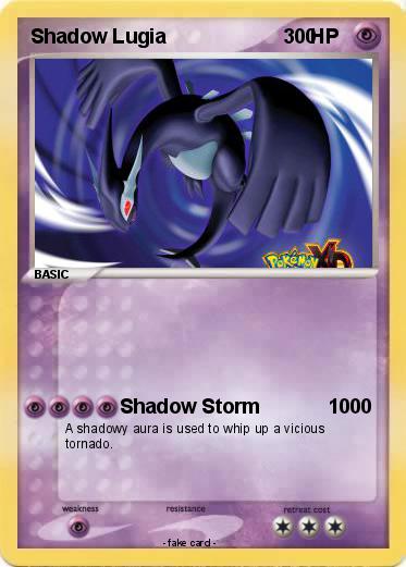 Pokemon Shadow Lugia                         0