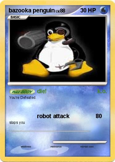 Pokemon bazooka penguin