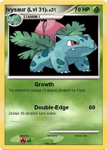 Pokemon Ivysaur (Lvl 31)