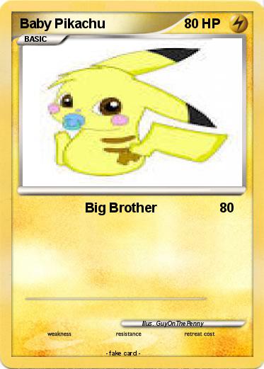 Pokemon Baby Pikachu
