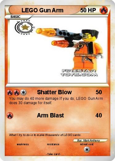 Pokemon LEGO Gun Arm