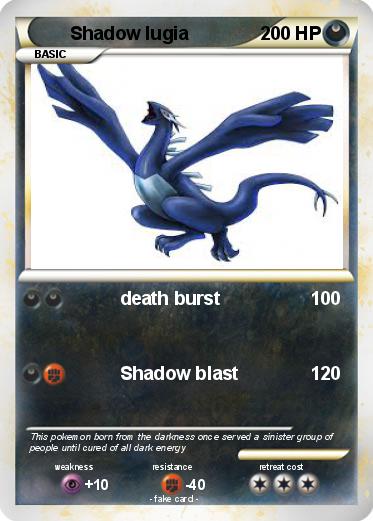 Pokemon Shadow lugia
