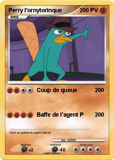 Pokemon Perry l'ornytorinque