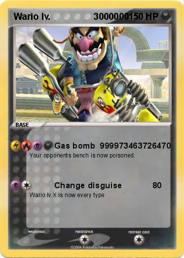 Pokemon Wario lv.                 3000000