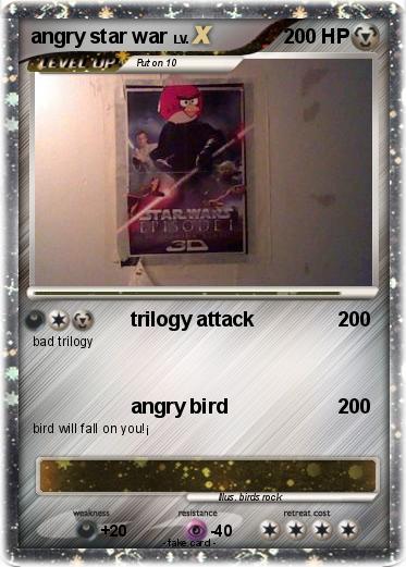 Pokemon angry star war