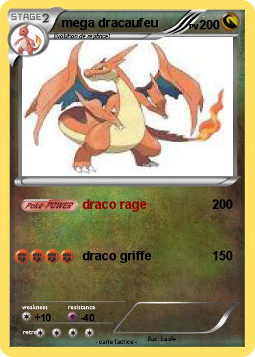Pokemon mega dracaufeu