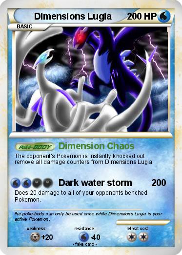 Pokemon Dimensions Lugia