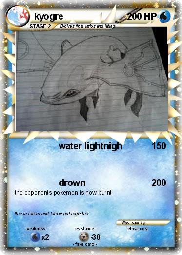 Pokemon kyogre