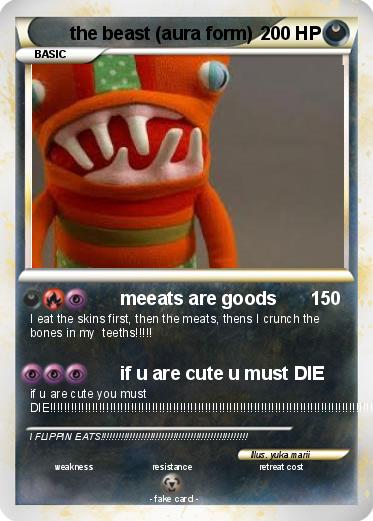 Pokemon the beast (aura form)