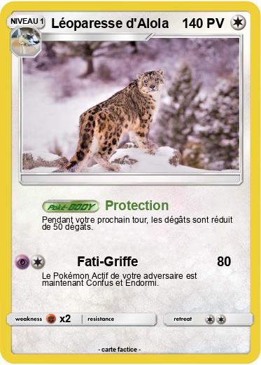 Pokemon Léoparesse d'Alola
