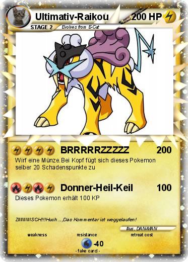 Pokemon Ultimativ-Raikou