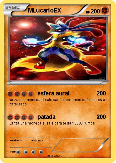 Pokemon MLucarioEX