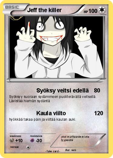 Pokemon Jeff the killer