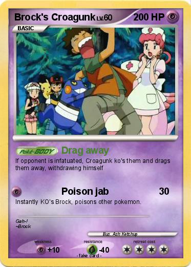 Pokemon Brock's Croagunk
