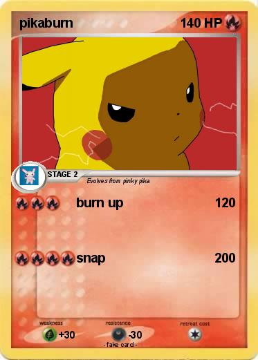 Pokemon pikaburn