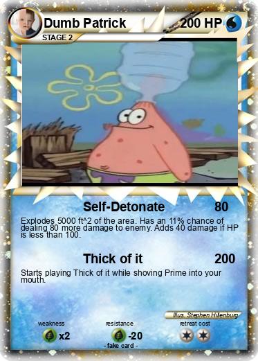 Pokemon Dumb Patrick