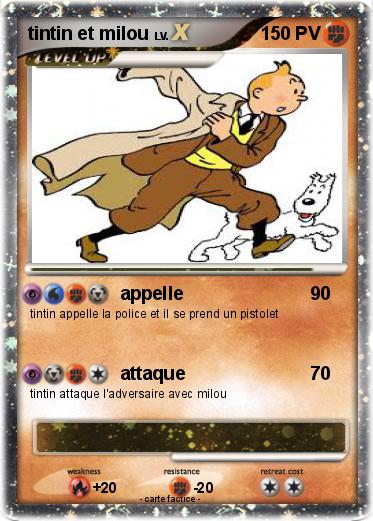 Pokemon tintin et milou