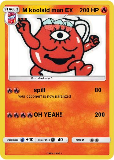 Pokemon M koolaid man EX