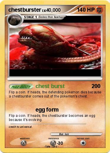 Pokemon chestburster
