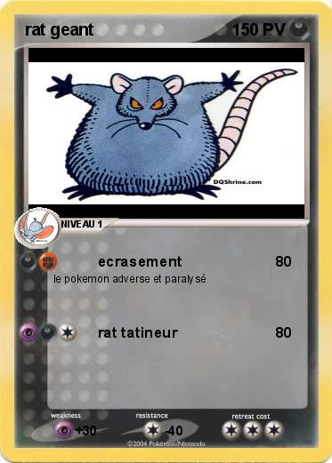 Pokemon rat geant