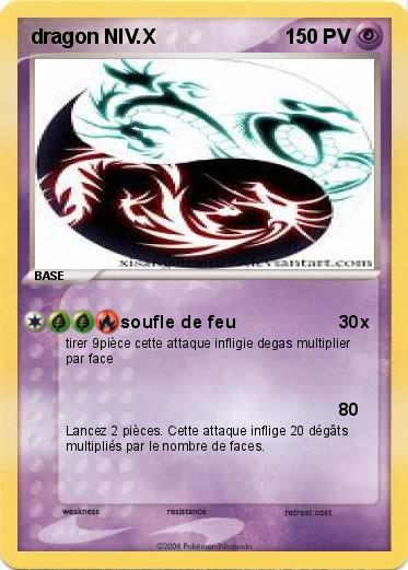 Pokemon dragon NIV.X