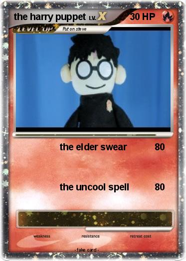 Pokemon the harry puppet