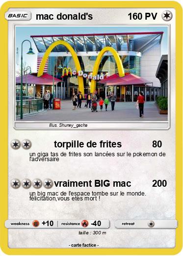 Pokemon mac donald's