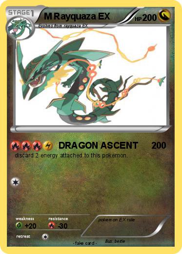 Pokemon M Rayquaza EX