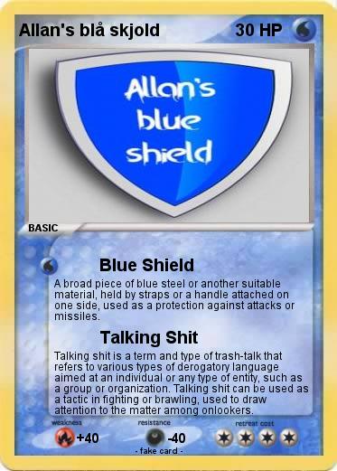 Pokemon Allan's blå skjold