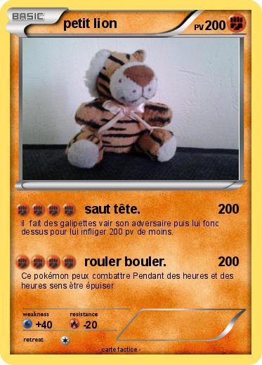 Pokemon petit lion