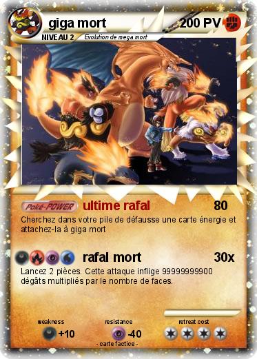 Pokemon giga mort