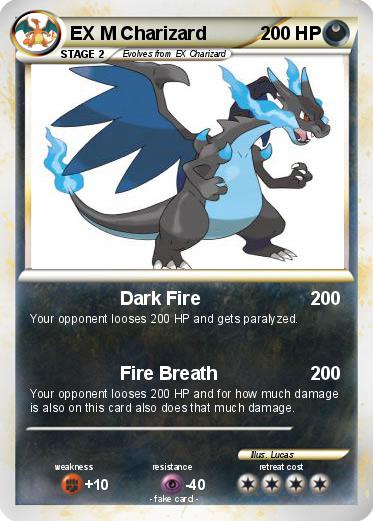 Pokemon EX M Charizard