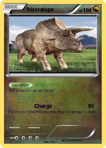 Pokemon Triceratops