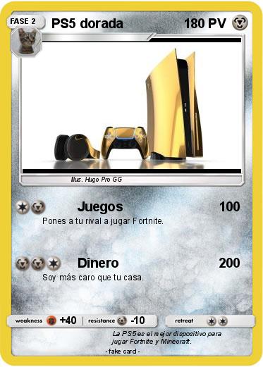 Pokemon PS5 dorada