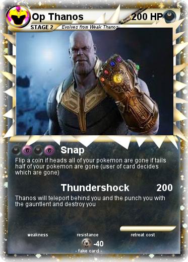 Pokemon Op Thanos