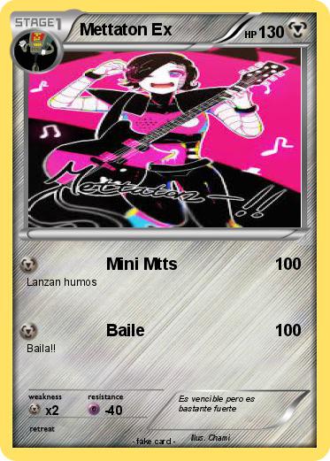 Pokemon Mettaton Ex